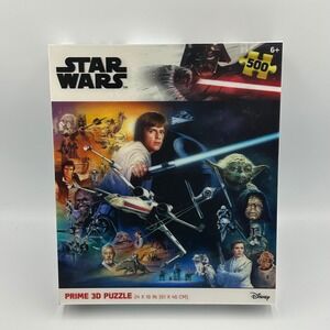 Star Wars Classic Trilogy‎ Prime 3D Puzzle 500 Piece New Sealed Disney+
